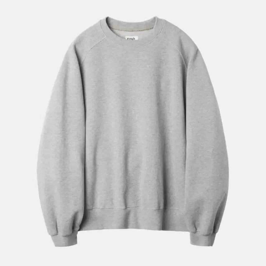 [BUNJANG] Roughside Raglan Sweatshirt Melange Grey Size 3 / [새상품] 러프사이드 스웻 셔츠 맨투맨