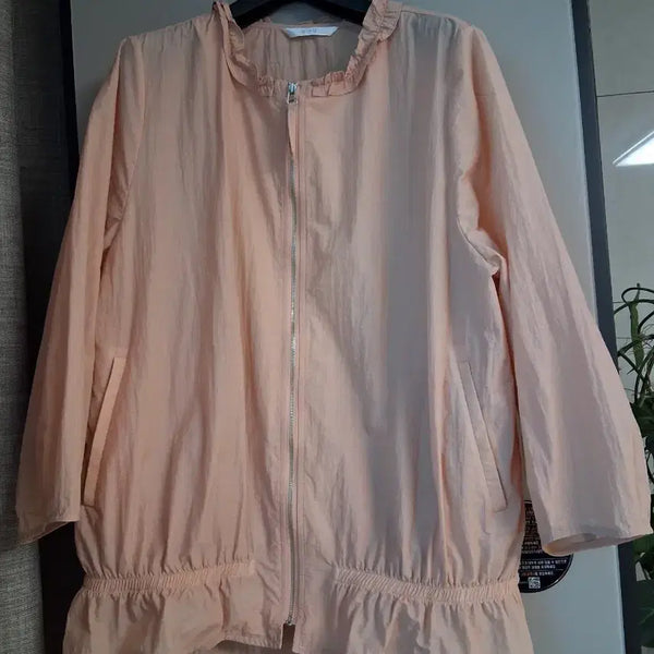 [BUNJANG] Givy Peach Frill Jumper / givy기비 피치 프릴 점퍼