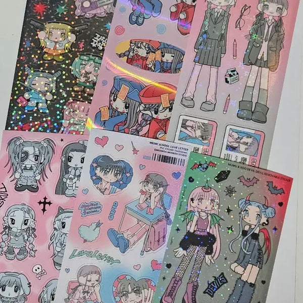 [BUNJANG] MUKUMUKU STUDIO Sticker Bundle Set / 무쿠무쿠스튜디오 스티커 일괄