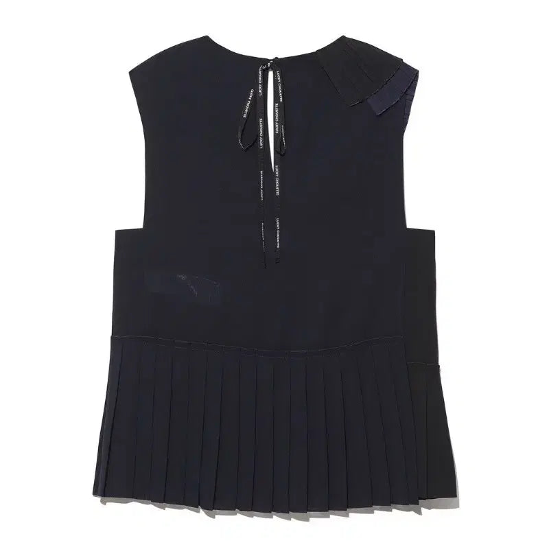 [BUNJANG] Luckychouette Pleated Vest / 럭키슈에뜨 플리츠 베스트 조끼