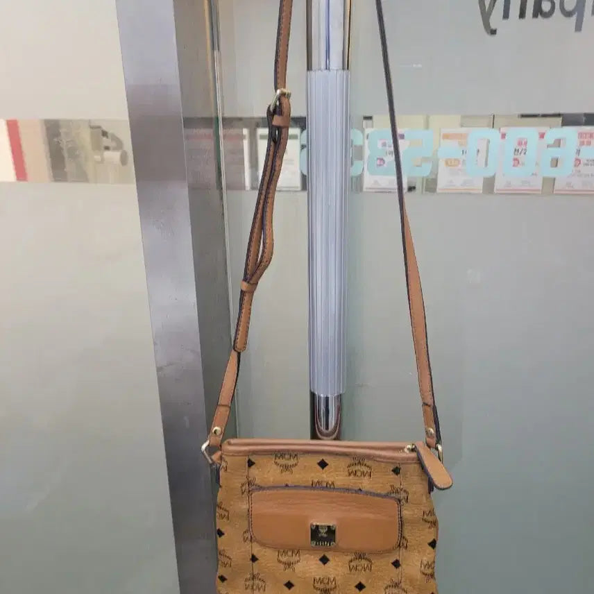 [BUNJANG] MCM Visetos Shoulder Bag Brown / MCM 비세토스 숄더백 브라운 정품