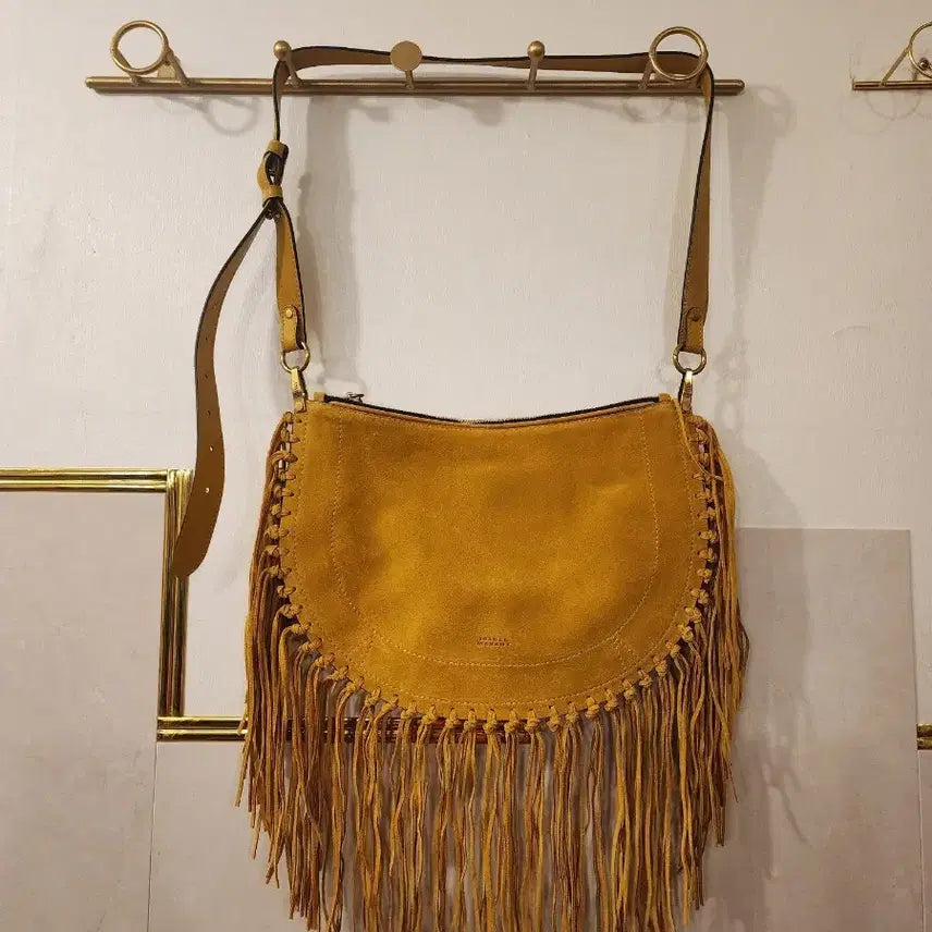 [BUNJANG] Isabel Marant Suede Tassel Bag / 이자벨마랑 정품 스웨이드 소재 가방