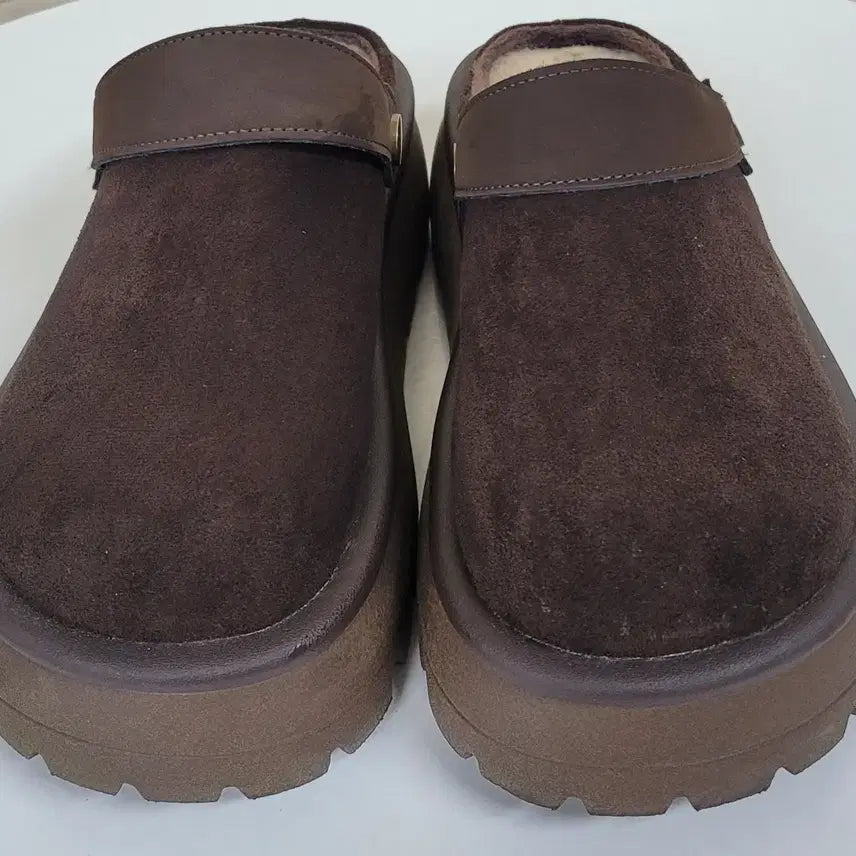 [BUNJANG] Suede Mules - Brown / 스웨이드 뮬 브라운
