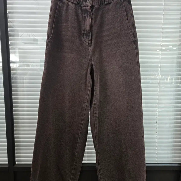 [BUNJANG] System 2024 Tinted Wide Cotton Denim Pants / 시스템 2024 틴티드 와이드 코튼 데님 팬츠