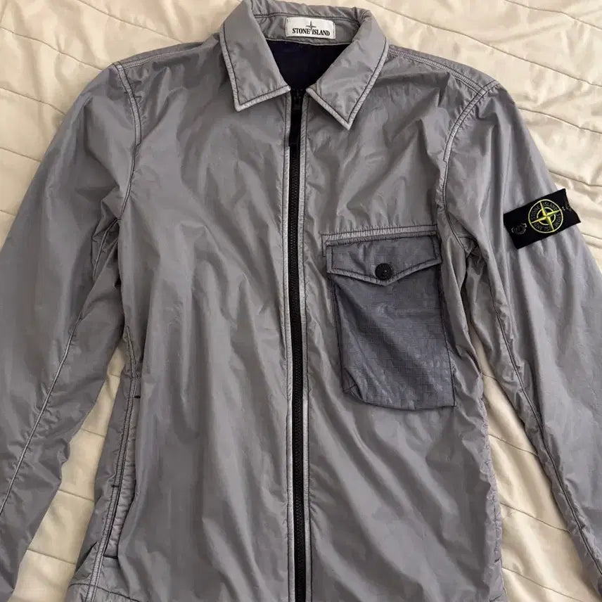 [BUNJANG] Stone Island Lamifloc Overshirt Jacket / (급처)스톤아일랜드 라미플락 오버셔츠 자켓