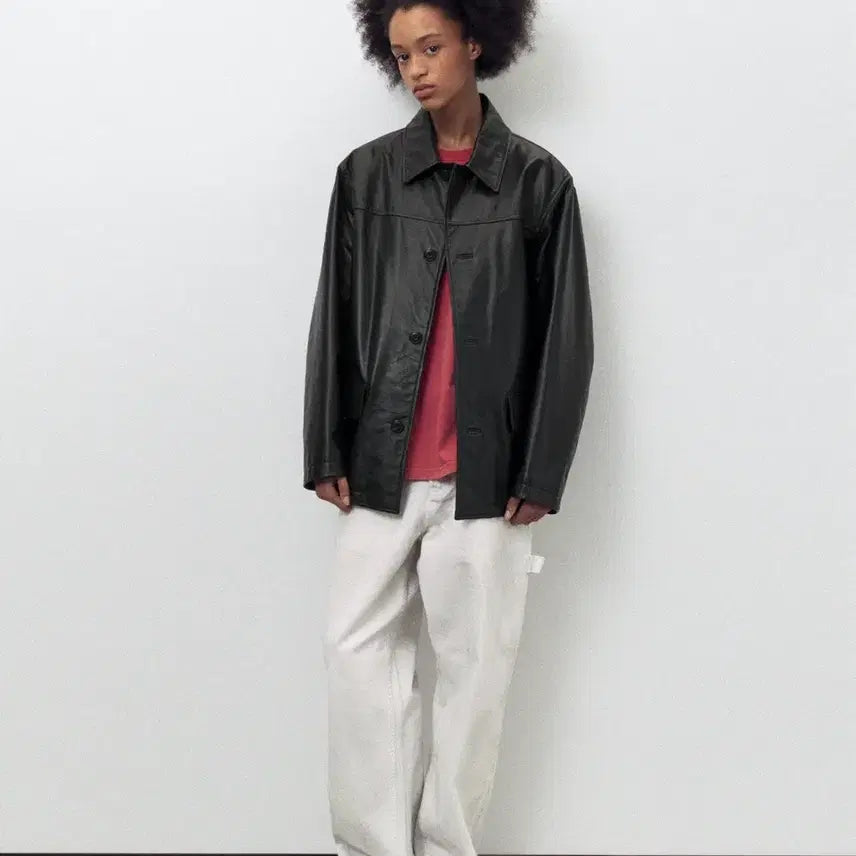 [BUNJANG] thisisneverthat FW26 Leather Car Coat / 디스이즈네버댓 FW26 레더 카 코트