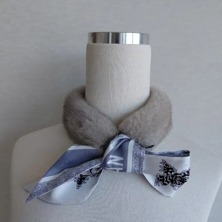 [BUNJANG] Natural Mink Scarf - 2 Colors / 천연 밍크 스카프  2컬러 목도리
