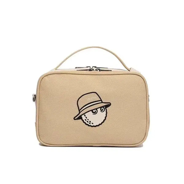 [BUNJANG] Malbon Golf Pouch Beige / 말본 골프 파우치 베이지