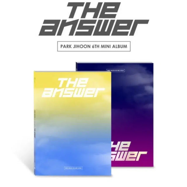 [BUNJANG] Park Ji Hoon Mini 6th Album 'THE ANSWER' Bundle Set (2 Standard + 1 Platform) / 박지훈 미니6집 앨범2장+플랫폼앨범1장 일괄