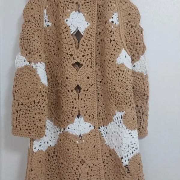 [BUNJANG] ZARA Women's Knit Double Coat / ZARA 자라 니트 더블 코트 여성
