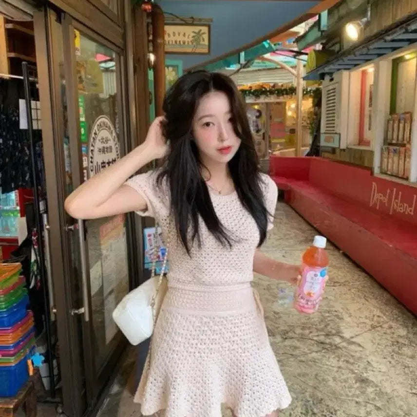 [BUNJANG] Siye Sienna Scarcy Setup Pink / [새상품] 샵시예 Sienna scarcy setup 핑크