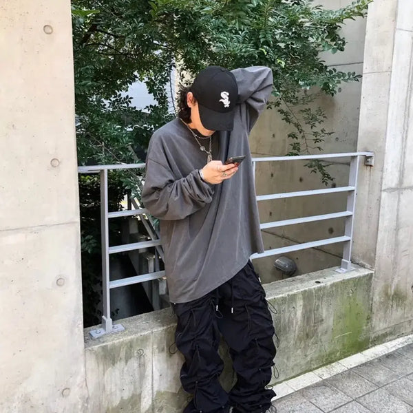 [BUNJANG] Untitled_Idol Dust Grey Long Sleeve / 언타이틀드아이딜 더스트그레이 롱슬리브 판매
