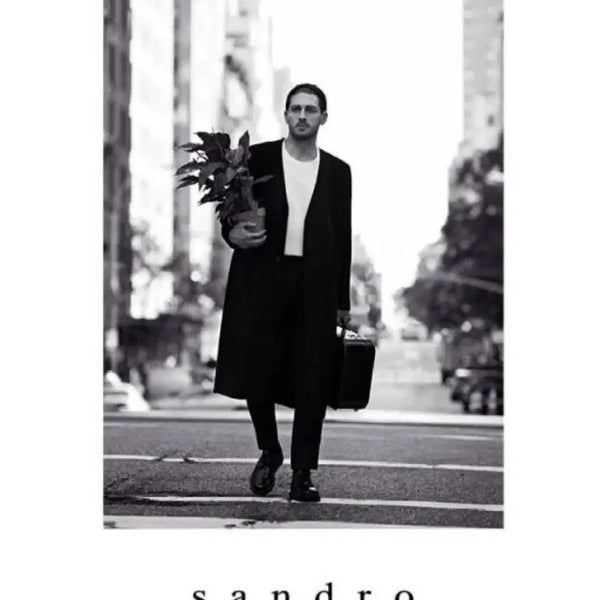 [BUNJANG] Sandro Leon Single Coat Jacket Navy / 산드로 남자 코트 레옹코트 싱글코트 자켓