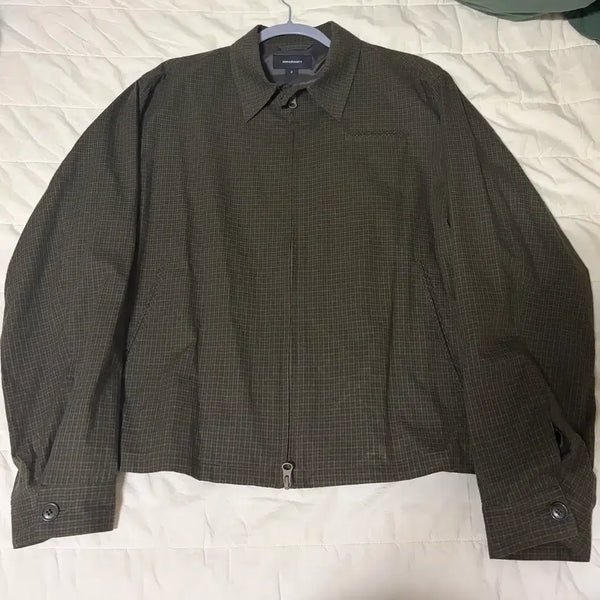 [BUNJANG] 999HUMANITY Easy Check Jacket V2 Olive / 999휴머니티 이지 체크 자켓 v2 올리브