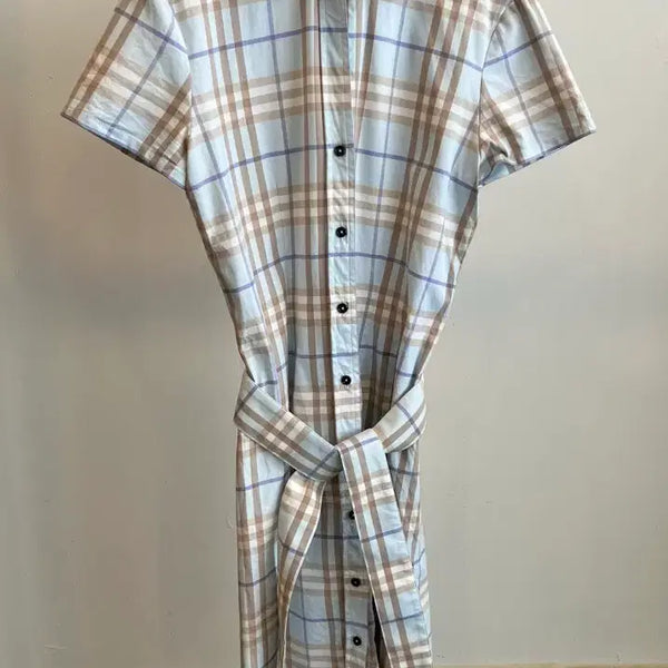 [BUNJANG] Burberry Check Long Dress / 버버리 체크 원피스(정품)