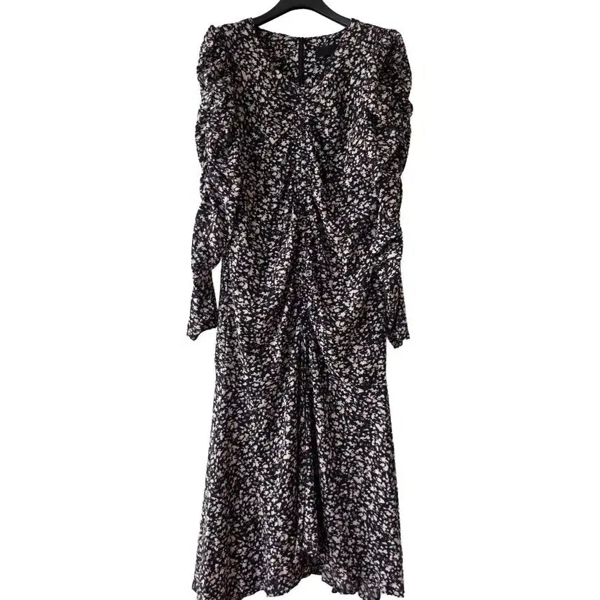[BUNJANG] BNX Shirring Long Dress / 55/BNX 셔링 롱원피스