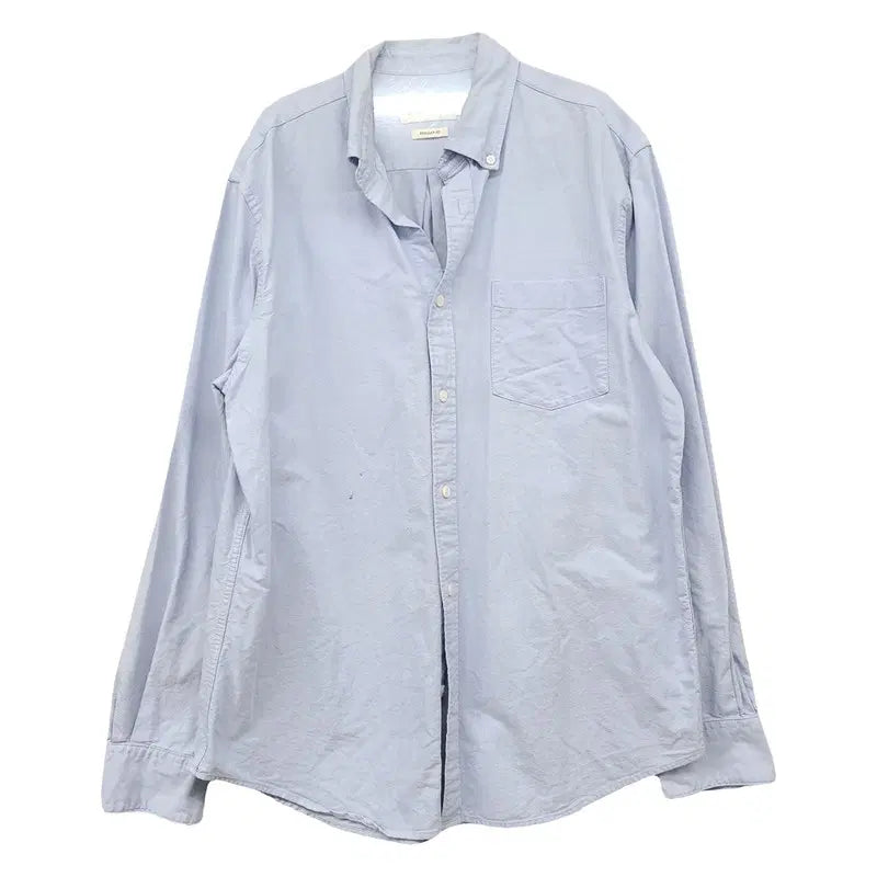 [BUNJANG] Giordano Light Blue Shirt L / 지오다노 라이트 블루 셔츠 L