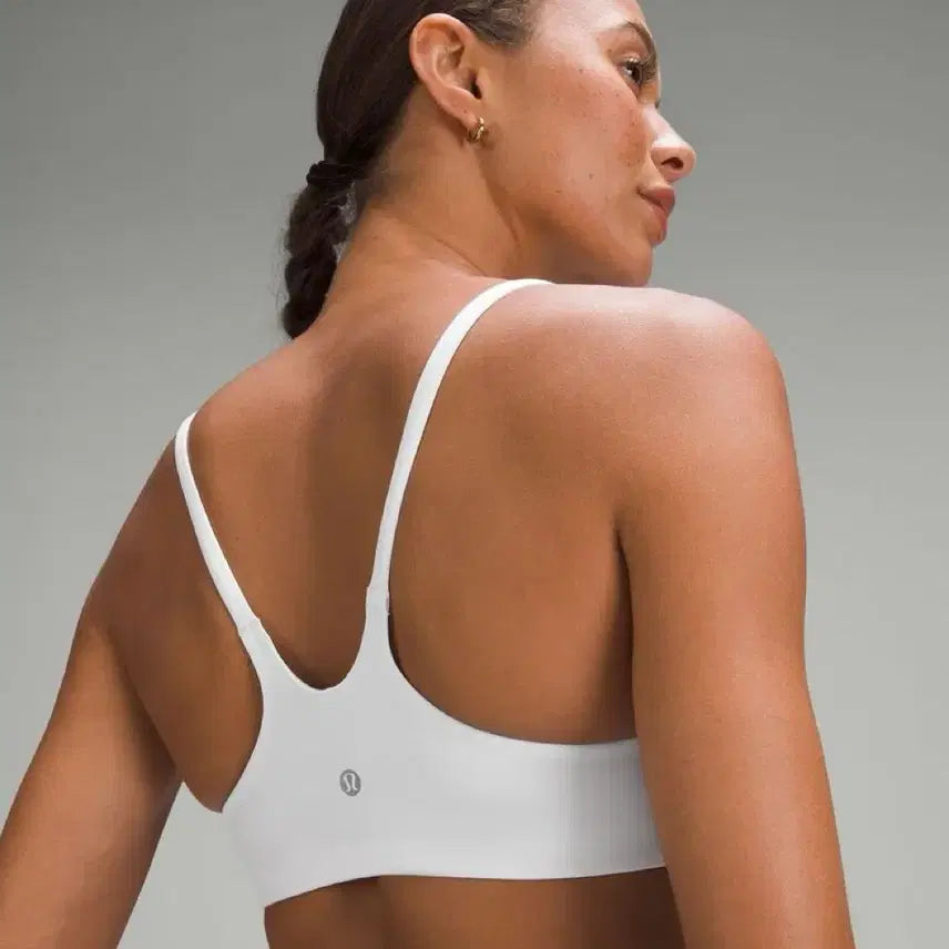 [BUNJANG] Lululemon Wunder Train Racerback Bra - White, Size 8 / 룰루레몬 원더 트레인 레이서 브라 8
