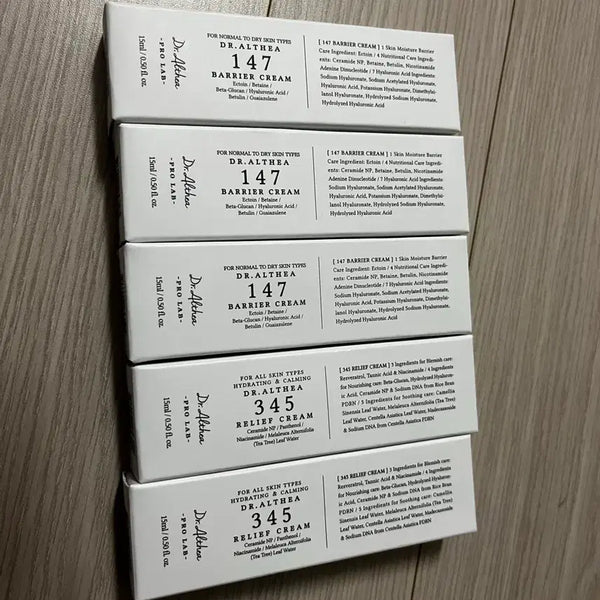 [BUNJANG] Dr. Althea 147, 345 Barrier Cream Set / 총75ml) 닥터엘시아 147, 345 배리어 크림
