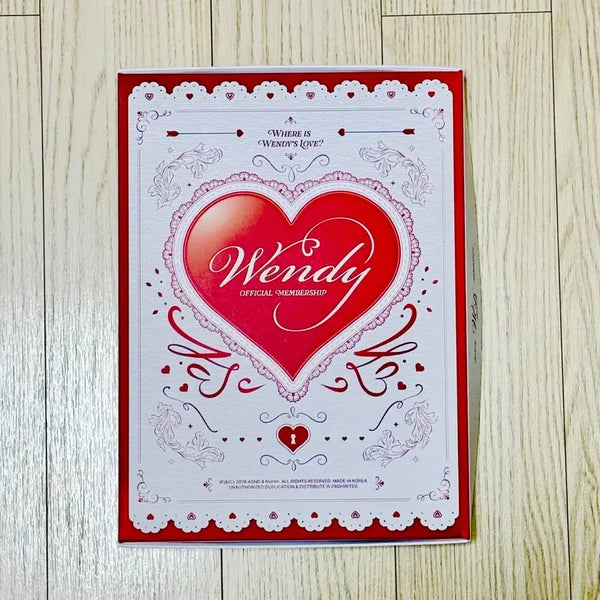 [BUNJANG] Wendy Official Membership Kit / 웬디 공식 멤버십 키트 팝니다.