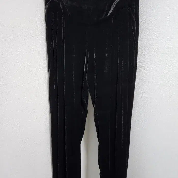 [BUNJANG] Ann Demeulemeester Silky Velour Cropped Pants / Ann Demeulemeester 실키 벨루어 크롭팬츠