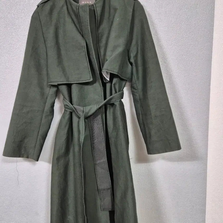 [BUNJANG] Mine Cape-Type Thick Trench Coat Size 66 / 마인 케이프형 도톰 트렌치코트 66