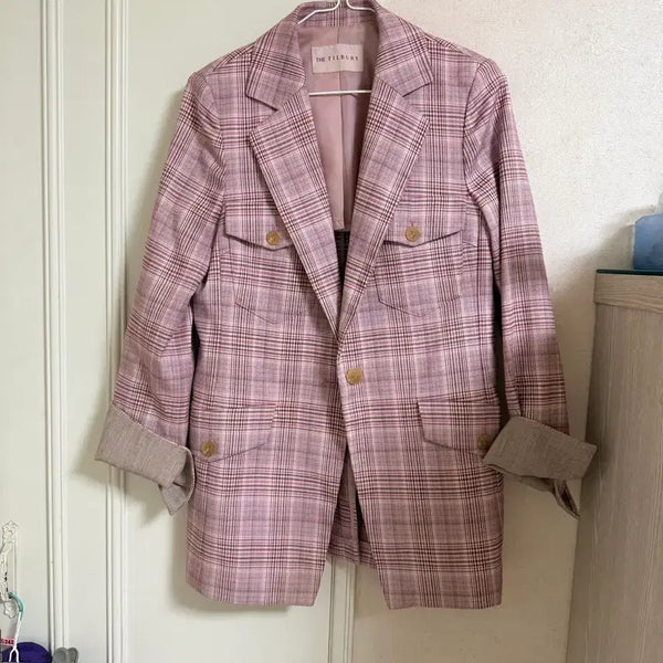 [BUNJANG] Checkered Jacket M / 체크 자켓 m