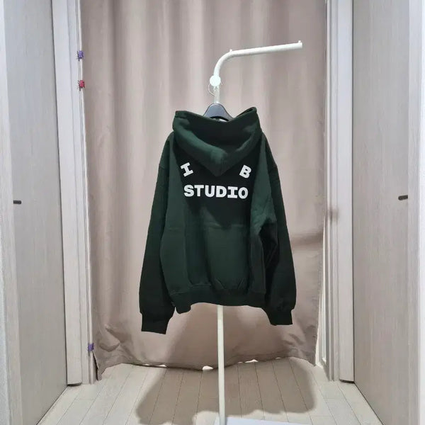 [BUNJANG] IB STUDIO Deep Green Hoodie (Size M) / IB STUDIO 후드티 딥그린.정품 새상품