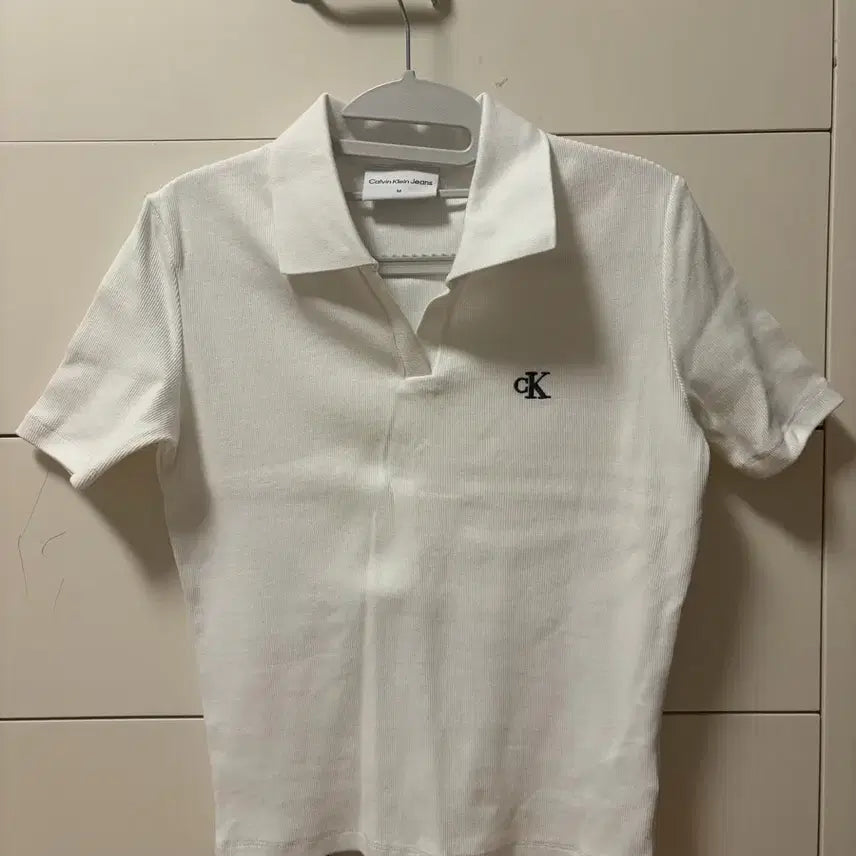 [BUNJANG] Calvin Klein Short Sleeve Knit / 캘빈클라인 반팔 니트