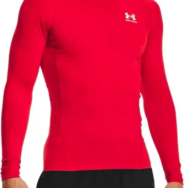 [BUNJANG] Under Armour HeatGear Long Sleeve Compression Compression Base Layer Shirt Red - M (100) / 언더아머 히트기어 긴팔 스판언더셔츠 레드 M(100)