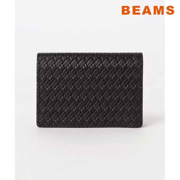 [BUNJANG] Beams Heart Embossed Leather Card Holder / 빔즈 하트 메시 형압 레더 명함지갑
