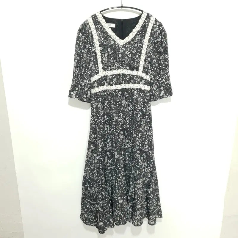 [BUNJANG] Floral Long Dress / 플로럴 롱 원피스 F_S1596