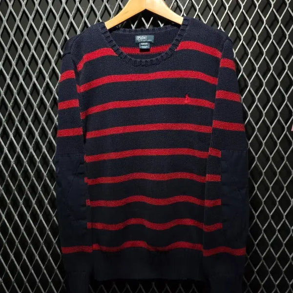 [BUNJANG] Polo Ralph Lauren Elbow Patch Knit XL / 폴로 랄프로렌 엘보우패치 니트 XL 18 20
