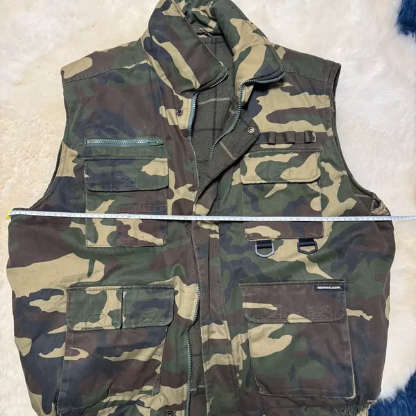 [BUNJANG] Camouflage Work Vest / 카모플라쥬 워크 베스트