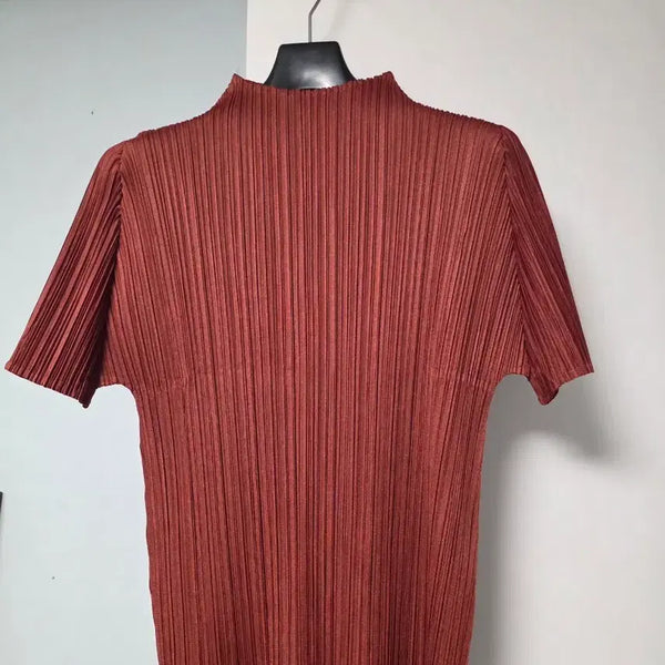 [BUNJANG] Pleats Please Red Brown Pleated Skirt / 플리츠플리즈 판매합니다.