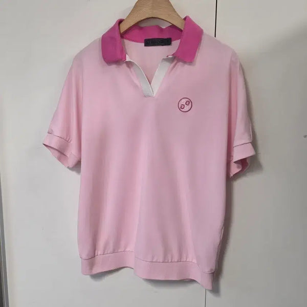 [BUNJANG] G/FORE Golf T-Shirt Pink Size S / 지포어 골프티셔츠 S