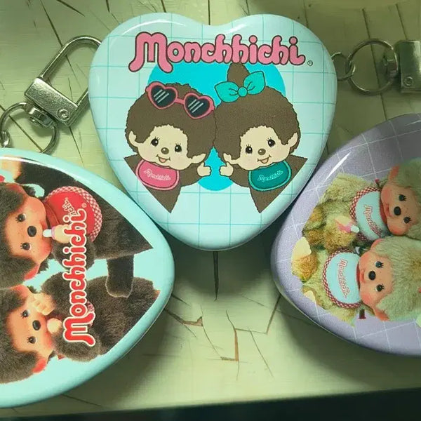 [BUNJANG] Monchhichi Heart Charm / 몬치치2 하트 키링