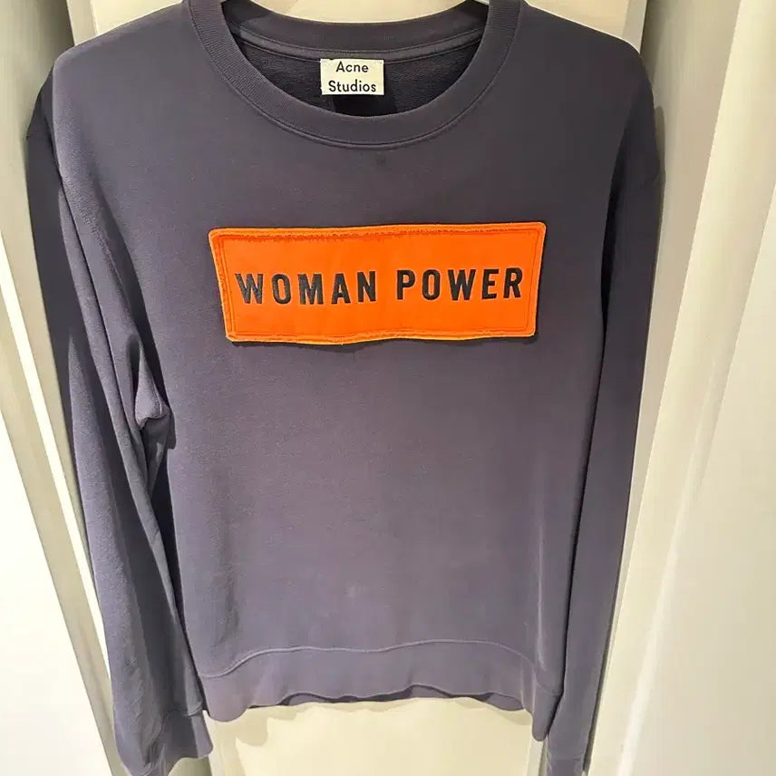 [BUNJANG] Acne Studios WOMAN POWER Sweatshirt L / 아크네 스튜디오 맨투맨 L