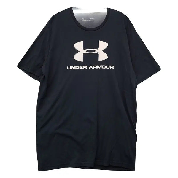 [BUNJANG] Under Armour Black Performance Training T-Shirt / 언더아머 프린팅 블랙 기능성 트레이닝 반팔티 LG/G/G
