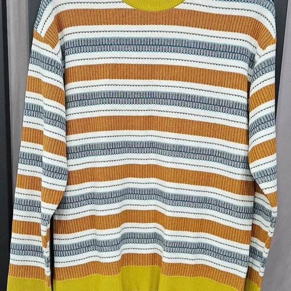 [BUNJANG] Solid Homme 20SS Multi Stripe Knit Sweater / [사용감적음] 솔리드옴므 멀티 스트라이프 니트 스웨터 95