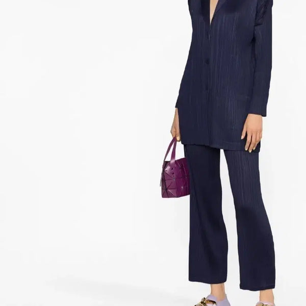 [BUNJANG] Pleats Please Forward Pants Navy / 플리츠플리즈 포워드팬츠