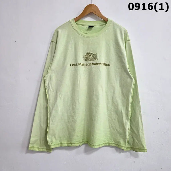 [BUNJANG] LMC Sweatshirt Light Green M / LMC 맨투맨 라이트그린 m
