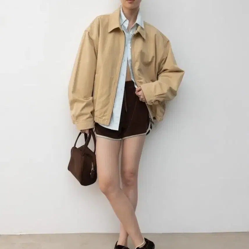 [BUNJANG] The Aperture Harper Blouson Jacket Beige / 디애퍼처 하퍼 블루종 Harper Blouson Beige (TA5739A03A)