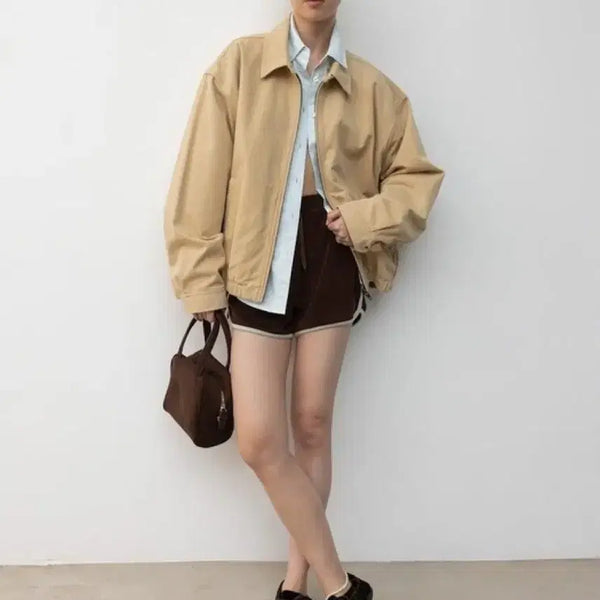 [BUNJANG] The Aperture Harper Blouson Jacket Beige / 디애퍼처 하퍼 블루종 Harper Blouson Beige (TA5739A03A)