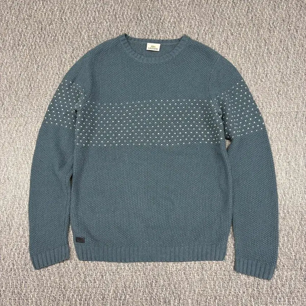 [BUNJANG] Lacoste Polka Dot Wool Knit / 라코스테 도트 울 니트