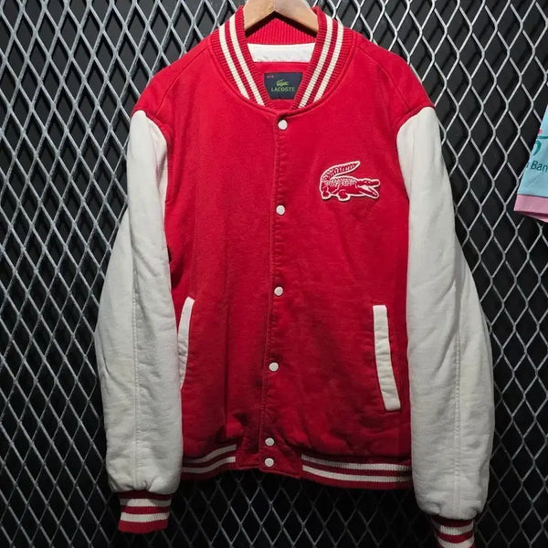[BUNJANG] Lacoste Varsity Stadium Jacket Size 52/5 / 라코스테 바시티 스타디움 자켓 52/5