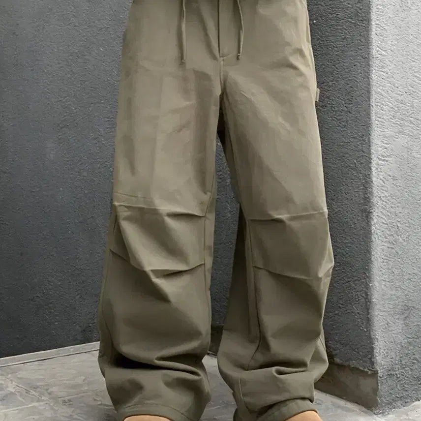 [BUNJANG] Women's Cotton Parachute Pants / 새것 여성 코튼 파라슈트팬츠