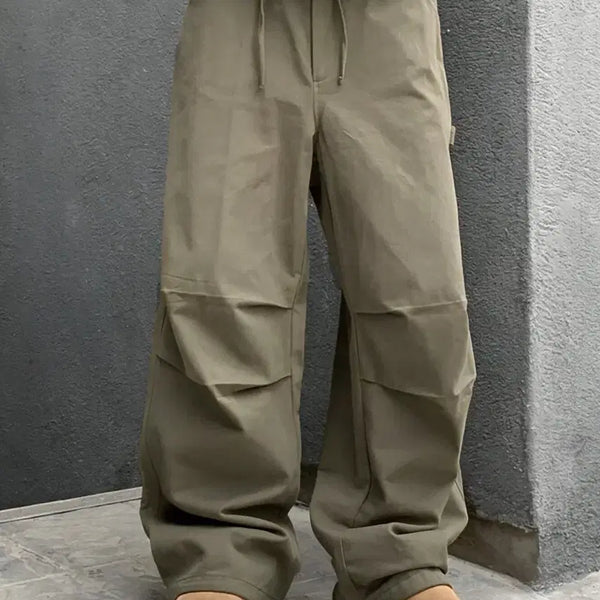 [BUNJANG] Women's Cotton Parachute Pants / 새것 여성 코튼 파라슈트팬츠