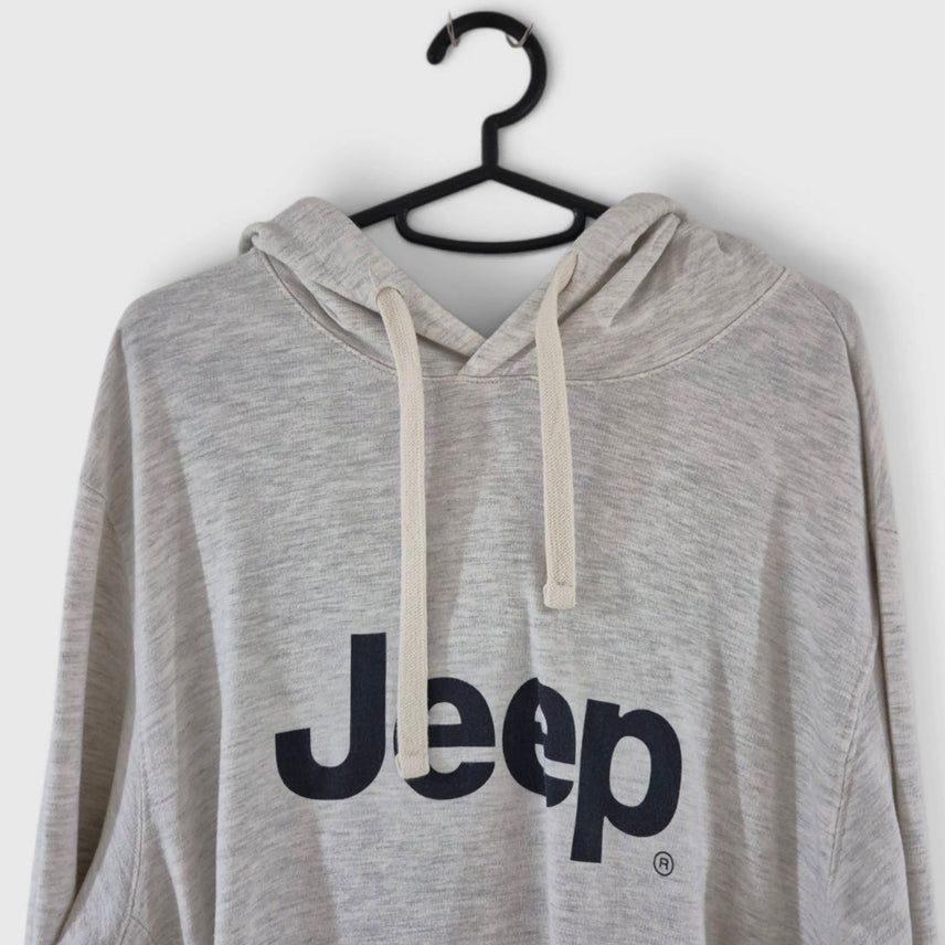 [BUNJANG] JEEP Oatmeal Hoodie / [100]지프JEEP 오트밀 후드티