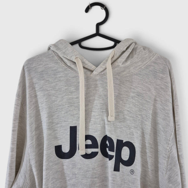 [BUNJANG] JEEP Oatmeal Hoodie / [100]지프JEEP 오트밀 후드티